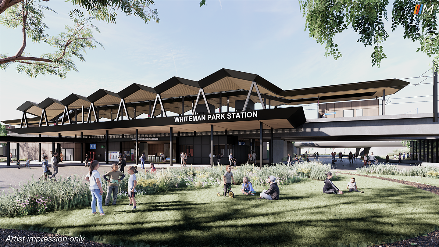 Whiteman Park Station render 1